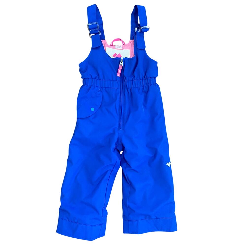 Obermeyer I-Grow Snow Bib Toddler Size 3T Ski Pants Blue